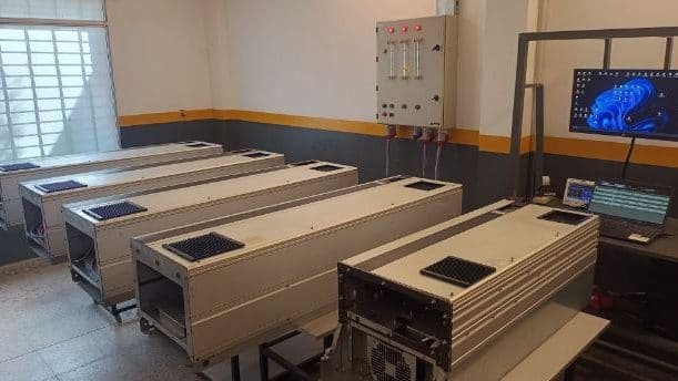 Variadores Danfoss de 160 y 250 kW en el banco de ensayo