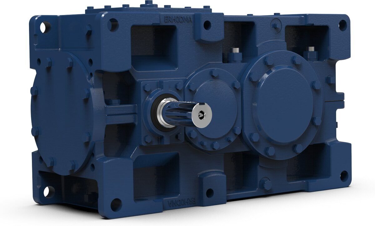 Reductor industrial Paramax de Sumitomo, vista frontal